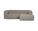 BEAN CHAISE LONGUE RECHTS GROVE MELANGE TRAVERTIN - WOOOD