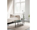DTP Home Soho salontafel ovaal mortex - zwart - 160x60x35 cm