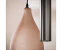 Hanglamp Cocoon Pendel 4+3L - Sienna bruin-frosted