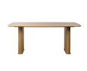 Eettafel Nola boat 180 cm eikenhout - Naturel