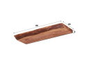 Wandplank Edge 60 cm Acacia - Naturel