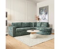 MySofa Alma | Green | 2,5 zits + Divan Rechts | 5 jaar garantie