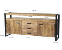 Dressoir Nairobi 180 cm kopen?| Meubelplaats.nl
