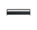 Tv meubel zwart staal 180cm | 3 lades