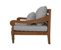 Bahama lounge stoel - 90x95x90 - Naturel - schuim/stof