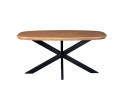 Eettafel Madison Naturel | 160 cm | Deens ovaal