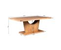 Eettafel Voco | 200 cm | Naturel