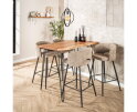 Bartafel Timber Acacia 130x70 cm - Naturel