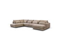 PEPP interiors Hoekbank COMO U-opstelling ottoman links - Silencio 19