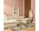 MySofa Teddy U-bank Ribstof - Beige