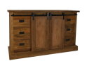 Dressoir Blackburn 2 deurs - 140x42x86 - Teak - Naturel