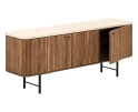 TV stand Lagoon small, 3 doors,55x140x35 cm, teakwood + mortex