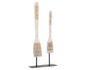 Tribal Spoon whitewash, set of 2,41x12x8 cm / 56x12x8 cm