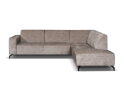 Hoekbank Milena Taupe - Astra 5 &ndash; Ottomane rechts &ndash; 274x210 cm