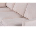 Hoekbank Caspian Links By-Olaf – Stof Fjord Beige ribstof – Metalen Poten – 3-zits Hoekbank - 264x186 cm