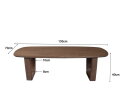 Salontafel Cortez mangohout 130x70 cm