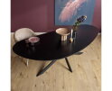 Eettafel Cloud organisch eiken | 280 cm | Zwart