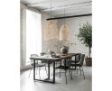 Dining table Criss Cross rectangular,78x240x100 cm, mixed wood