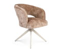 Eetkamerstoel Demi | Cinnamon | Poot Sand | Met armleuning