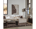 Tower Living Salontafel Allure ovaal eiken donkerbruin 140 cm
