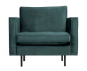 Rodeo Classic Fauteuil Velvet Teal - BePureHome