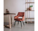 Lenno Armstoel - fabric Adore 24 Copper (draaibaar)