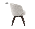 Brescia armchair swivel 180&deg; Espresso Puente 06 beige white