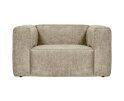 BEAN FAUTEUIL STRUCTURE VELVET BUTTERMILK - WOOOD