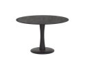 Eettafel Flare rond Ø120 cm - zwart | Nijwie