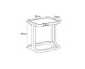 Salontafel Elias | 60 cm | Wit