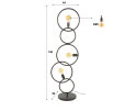 Vloerlamp 3L loop - Artic zwart