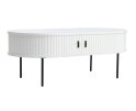 Salontafel Nola Ovaal 120x60 cm - wit