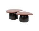 Salontafel Melta set/2 - Massief acacia bruin