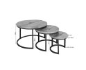 Salontafel set van 3 'Triplet'