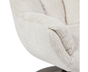 Force Fauteuil met voetenbank - Cremona 02 sand (draaibaar)