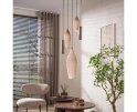 Hanglamp Cocoon pendel getrapt 5L - Sienna bruin-frosted
