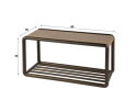 Schoenenrek Luno - Drift Brown Powdercoated