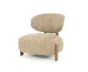 Fauteuil Reza bruin - bay | Eleonora