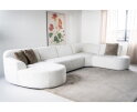 SEVN Ovie modulaire hoekbank - Pande Deluxe Ivoor - 410x328 cm - zelf samen te stellen