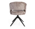 Eetkamerstoel Demi | Clay | Poot Black | Met armleuning