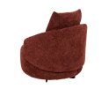 SEVN Lieke fauteuil draaibaar - Rond en compact - Rhapsody 10 Burnt Brick - 93x90x79 cm
