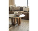 Coffee table LoopStone 80x80cm - natuurlijk | BY-BOO