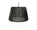 Hanglamp - ø33 cm - rotan - black wash