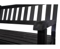 Bordeaux 2-seater black FSC 100%