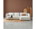 Hoekbank CLOUD met chaise longue rechts - Beige