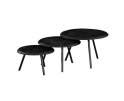 Salontafel Ohio Black | set van 3