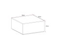 Salontafel Elias | 60 cm | Wit