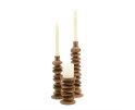 Candle holder Kasane small - bruin | BY-BOO