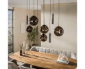 Hanglamp Stellar pendel 5+4L - Sienna bruin