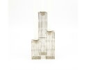 Candle holder WireWorks - silver | BY-BOO
